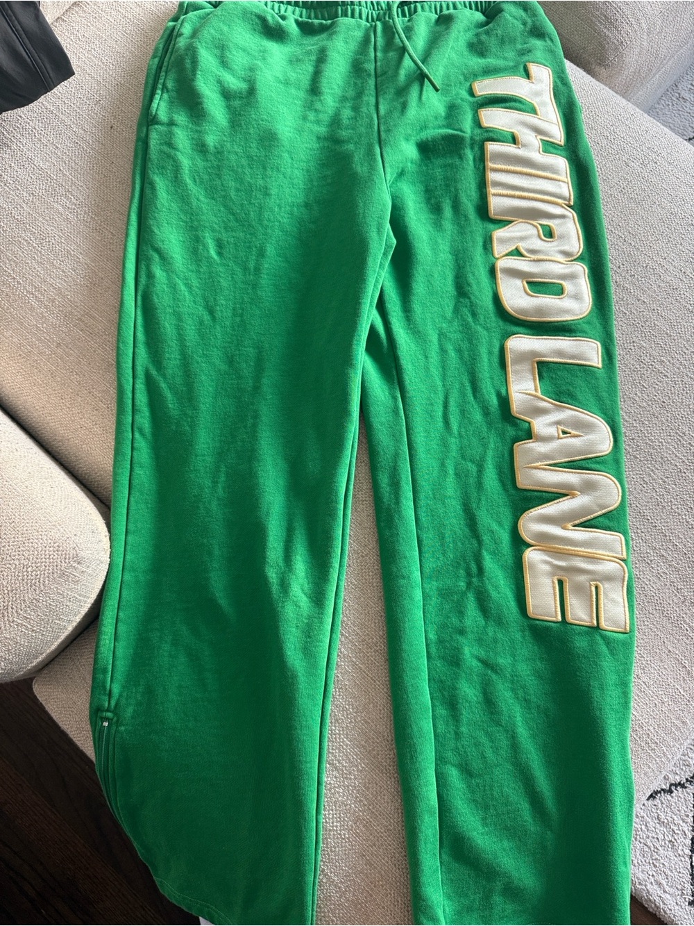 'Third Lane' side zip jogger